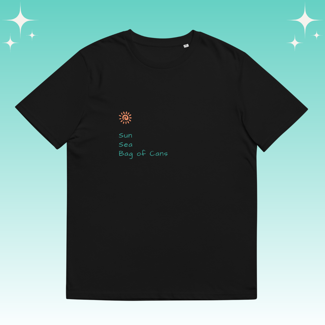 'Sun Sea Cans' Unisex T-Shirt